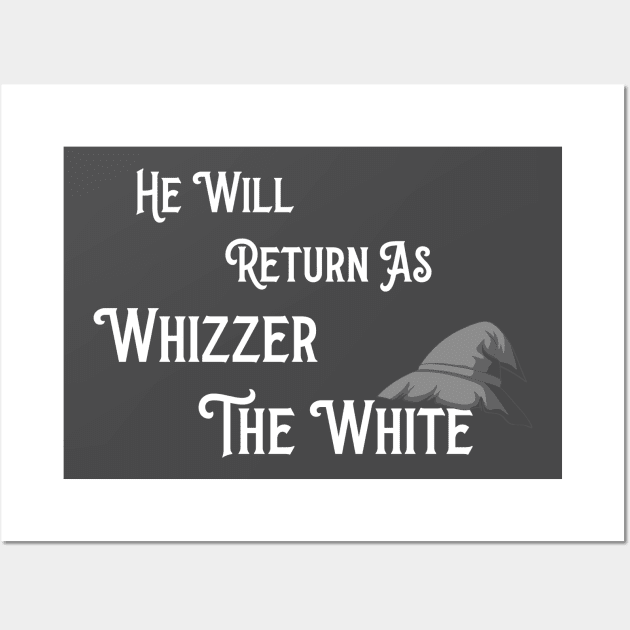 Musicals with Cheese - Whizzer the White Wall Art by Musicals With Cheese